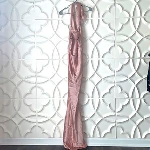 NEW Lovely lx charm halter maxi dress toasted sugar Xs.  Kk